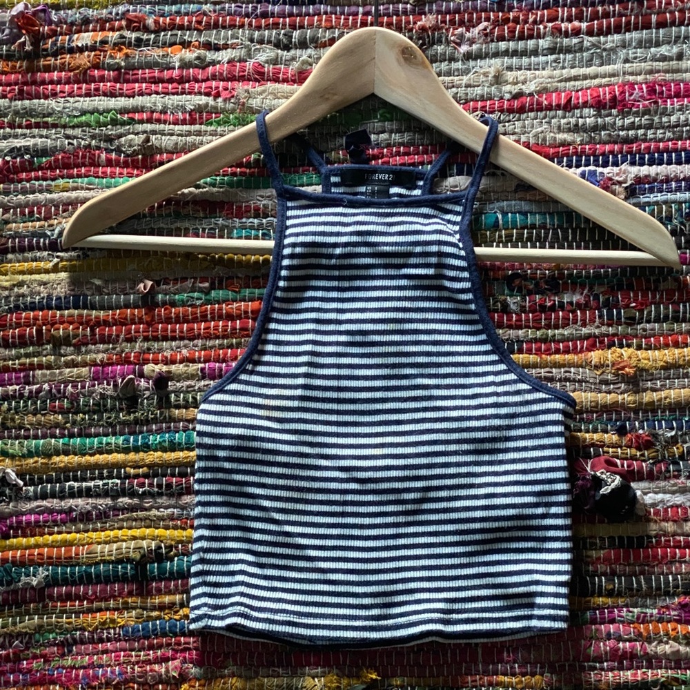 Blue Striped Crop